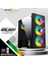 Glaxy Kumandalı RGB 3 x 140 mm - 1 x 120 mm Fan Oyuncu Bilgisayar Kasası 2