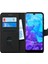 Huawei Y5 2019 Kılıf Fabric Book Wallet Siyah 1