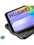 Huawei Y6P Kılıf Deri Dokulu Silikon Lacivert 5