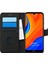 Huawei Y6S Kılıf Fabric Book Wallet Siyah 1