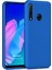 Matte Silikon Huawei P40 Lite E Kılıf Mavi 1