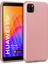 Matte Silikon Huawei Y5P Kılıf Rose Gold 1