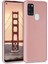Matte Silikon Samsung Galaxy A21s Kılıf Rose Gold 1