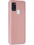 Matte Silikon Samsung Galaxy A21s Kılıf Rose Gold 2