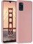 Matte Silikon Samsung Galaxy A31 Kılıf Rose Gold 1