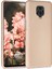 Matte Silikon Xiaomi Redmi Note 9 Pro Max Kılıf Gold 1