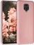 Matte Silikon Xiaomi Redmi Note 9S Kılıf Rose Gold 1