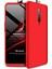 Oppo Reno 2Z Kılıf Double Dip 360 Protective Kırmızı 1
