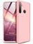 Realme 5 Kılıf Double Dip 360 Protective Rose Gold 1