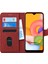 Samsung Galaxy A01 Kılıf Fabric Book Wallet Kırmızı 1