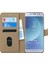 Samsung Galaxy J7 Pro Kılıf Fabric Book Wallet Gold 1