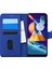 Samsung Galaxy M11 Kılıf Fabric Book Wallet Lacivert 1