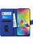 Samsung Galaxy M20 Kılıf Fabric Book Wallet Lacivert 1