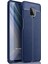 Xiaomi Redmi Note 9 Pro Max Kılıf Deri Dokulu Silikon Lacivert 1