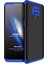 Xiaomi Redmi Note 9 Pro Max Kılıf Double Dip 360 Protective Siyah - Mavi 1