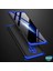 Xiaomi Redmi Note 9 Pro Max Kılıf Double Dip 360 Protective Siyah - Mavi 5