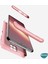 Xiaomi Redmi Note 9S Kılıf Double Dip 360 Protective Rose Gold 3