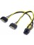 4327 2x Sata To 8 Pin (6+2 ) Pci-E Express Güç Molex Power Kablosu Çevirici Dönüştürücü 2