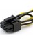4327 2x Sata To 8 Pin (6+2 ) Pci-E Express Güç Molex Power Kablosu Çevirici Dönüştürücü 3