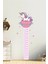 Kt Decoration Sevimli Unicorn Galaksi Boy Ölçer Duvar Sticker Seti 1