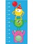 Kt Decoration Komik Canavarlar Boy Ölçer Çocuk Odası Duvar Sticker 1