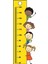 Kt Decoration Minik Afacanlar Boy Ölçer Gelişim Tablosu Çocuk Odası Duvar Sticker 1