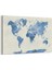 Mavi Dünya Haritası Tablosu 1