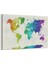 Rengarenk Dünya Haritası Tablosu 1