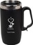 İsme Özel Kulplu Çelik Termos Bardak Mat Siyah 280 ml 1