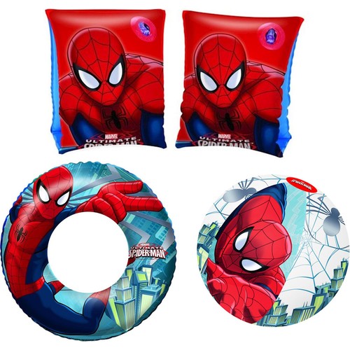 Bestway Spiderman Deniz Kolluğu + Deniz Simidi + Deniz