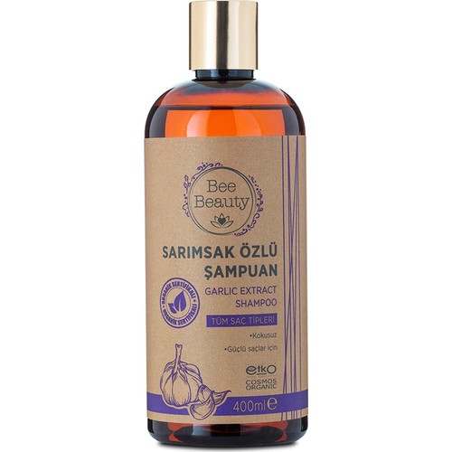 Bee Beauty Organik Sertifikalı Sarımsak Özlü Şampuan 400 ml Fiyatı