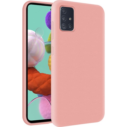 Kzy Samsung Galaxy A51 İçi Kadife Soft Silikon Kılıf Pembe Fiyatı