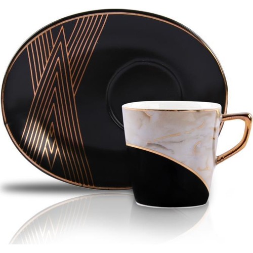 Acar Oval Tabaklı 6�lı Türk Kahvesi Fincanı Desen3 Fiyatı