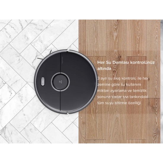 Roborock S5 Max Vacuum Cleaner Siyah Akıllı Robot Süpürge ve Fiyatı
