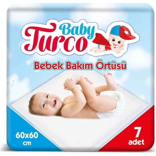 Baby Turco Bebek Bakım Örtüsü - 7 Adet