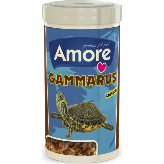 Amore Gammarus 250 ml Yüksek Protein Sürüngen ve Kaplumbağa Gamarus Yemi