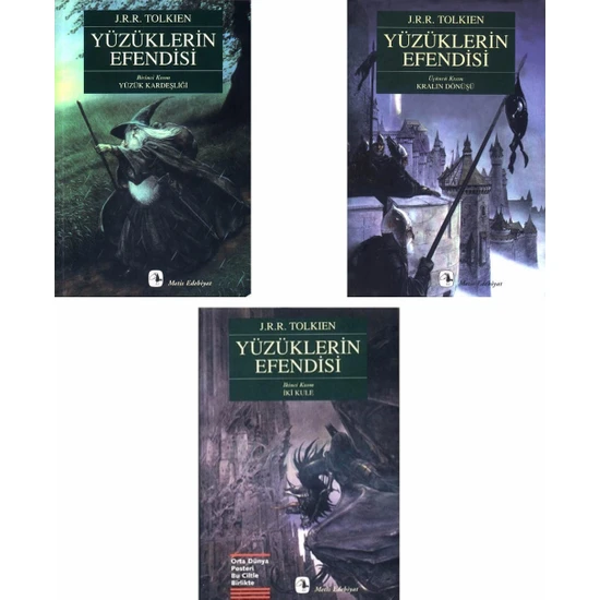 Yüzüklerin Efendisi 3 Kitap Set