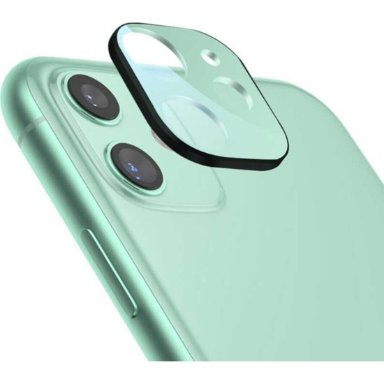 Benks Apple iPhone 11 Kamera Lens Koruyucu Yeşil