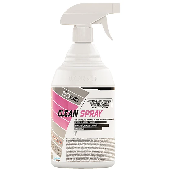 Biorad Clean Spray Yüzey Dezenfektanı 1 lt
