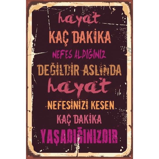 Hayat Poster Duvar Yazıları 1 Retro Vintage Ahşap Poster Fiyatı Hayat Poster Duvar Yazıları 1 Retro Vintage Ahşap Poster Fiyatı