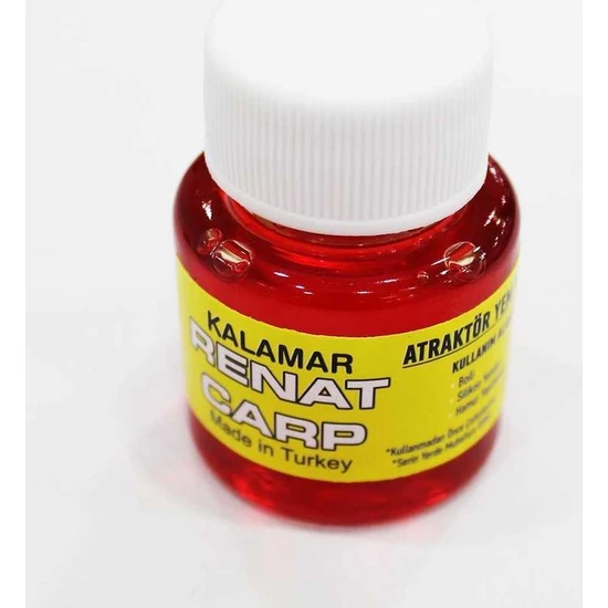 Renat Carp Kalamar Kokulu Sazan Atraktör 50 ml Yem Katkısı