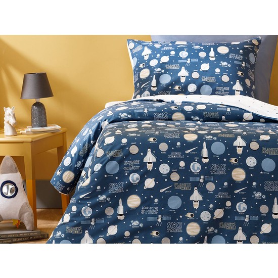 English Home Super Plane Pamuklu Çocuk Nevresim Takımı 160