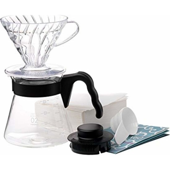 Hario V60 02 Kahve Demleme Seti (Şeffaf) Fiyatı