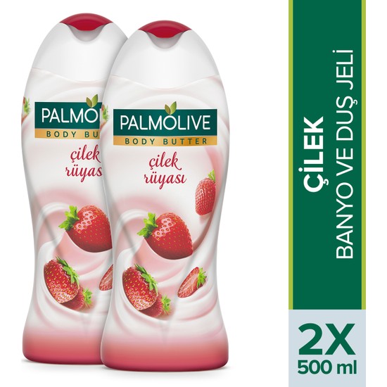 Palmolive Body Butter Çilek Rüyası Duş Jeli 2 x 500 ml