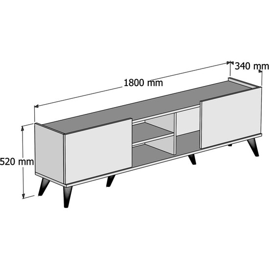Mezza Elegante Tv Ünitesi 1320 Fiyatı Taksit Seçenekleri