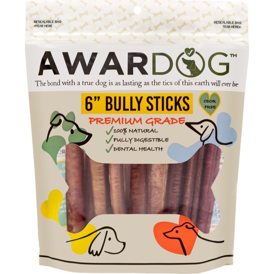 Awardog Doğal Premium Bully Sticks Köpek Ödül Ürünü Ekstra Fiyatı