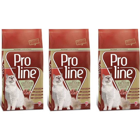 Pro Line Kuzulu Yetişkin Kedi Kuru Maması 1.5 kg 3 Adet Fiyatı