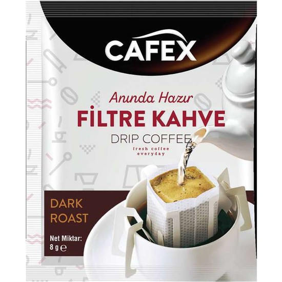 Cafex Pratik Filtre Kahve 50�li Paket Fiyatı Taksit Seçenekleri