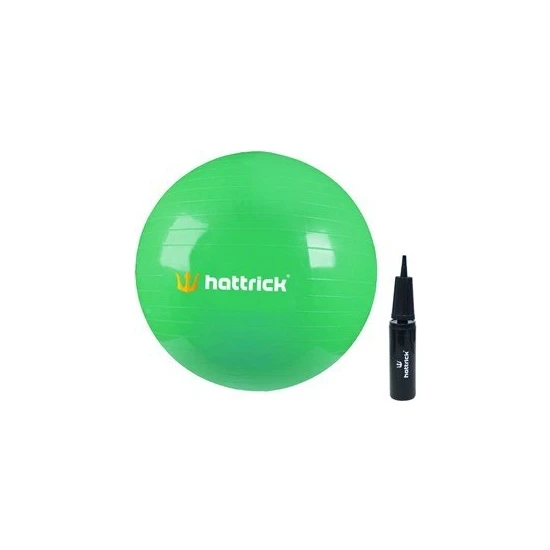 Hattrıck HB65 Pilates Topu 65 cm + Pompa - Yeşil