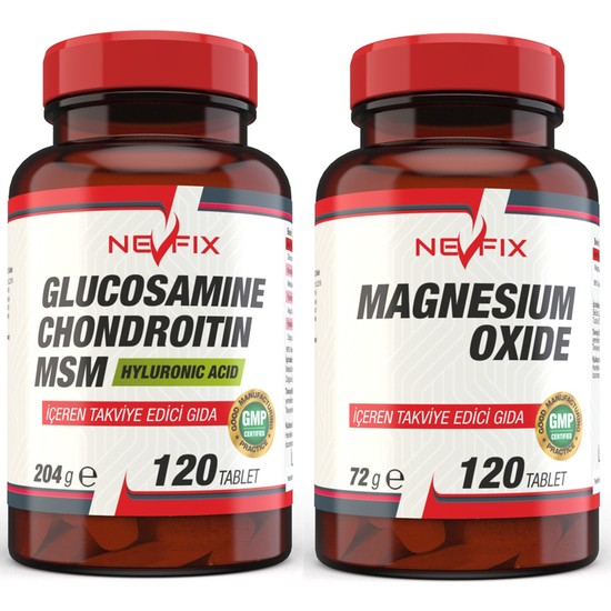 Nevfix 2’li Paket Magnesium / Glucosamine Chondroitin Msm Fiyatı